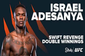 Alex Pereira vs Israel Adesanya: Get Double Winnings If Adesanya Wins By KO/TKO In 1st Two Rounds at UFC 287