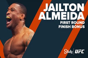 Jairzinho Rozenstruik vs Jailton Almeida: Get Double Winnings If Almeida Wins In Round 1 At UFC Fight Night