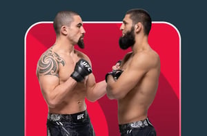 Robert Whittaker vs Khamzat Chimaev - Get Double Winnings If Your Pick Wins By 1st Round Finish At UFC 308