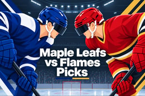Toronto Maple Leafs vs Calgary Flames Picks - The Leafs' Depth Ends Calgary's Run
