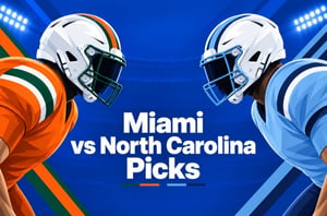 Miami FL at North Carolina Predictions & Picks – Hurricanes To Power Past Tar Heels In College Football
