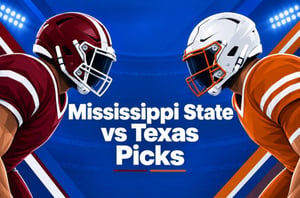 Mississippi State at Texas Predictions & Picks – Bulldogs To Avoid Three-TD Blowout in College Football