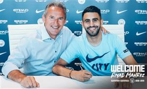 Nilagdaan ng Manchester City si Riyad Mahrez mula sa Leicester City