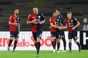 Leonardo Pavoletti has hit goalscoring form for Cagliari this season. (Getty Images)