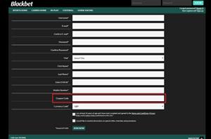 Blackbet Coupon Code