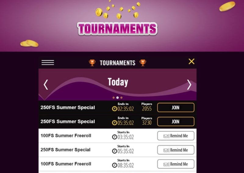 Slots Magic Casino Tournaments