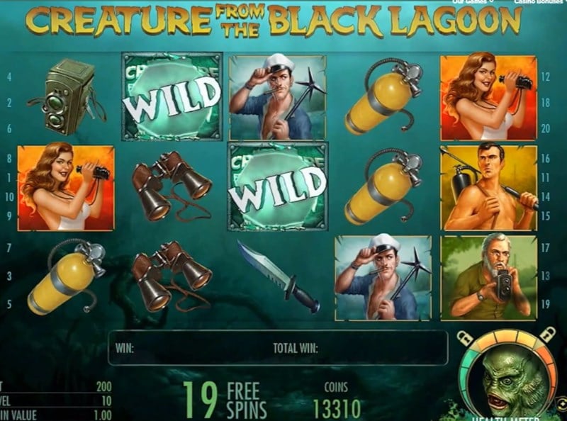 Creature from the Black Lagoon Slots