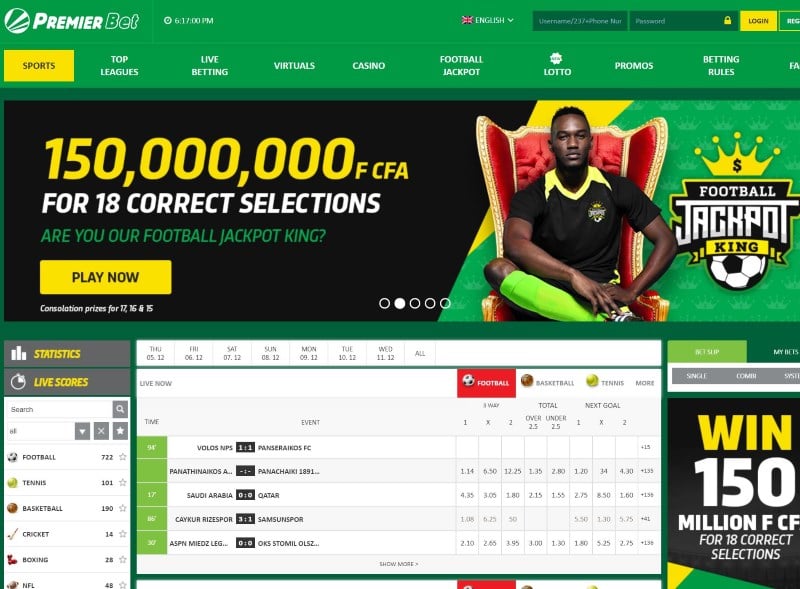 PremierBet Football Jackpot King Win 200,000,000 MWK