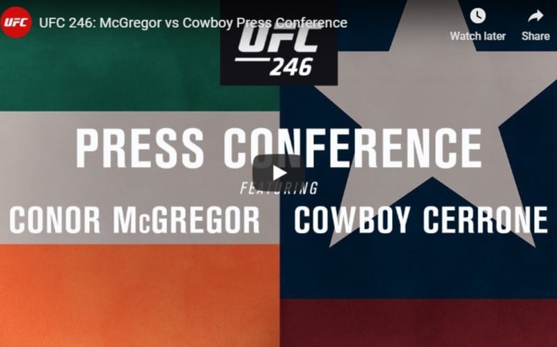 Conor McGregor press conference