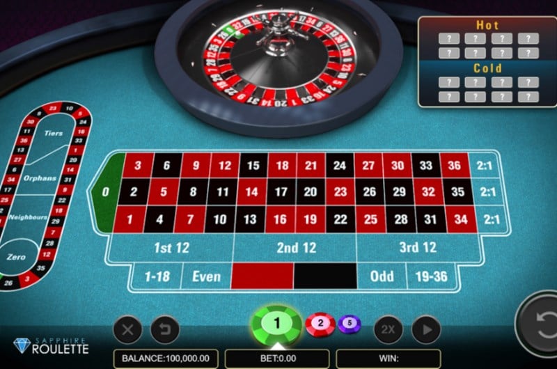 Sapphire Roulette by Microgaming
