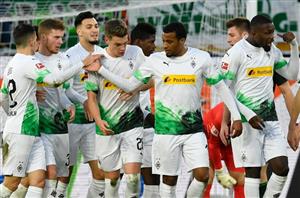 Borussia Monchengladbach celebrate