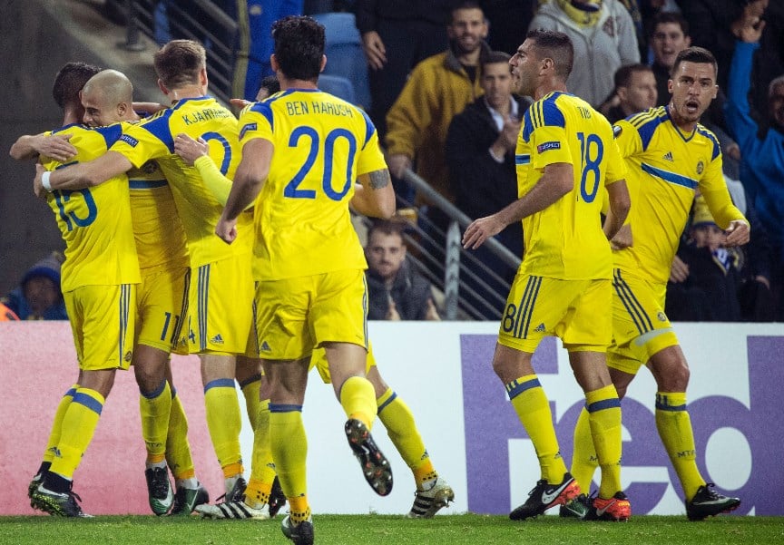 Maccabi Tel Aviv celebrate