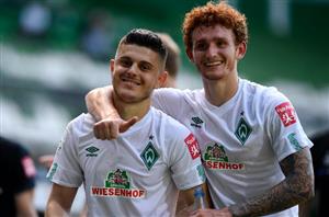 Werder Bremen celebrate