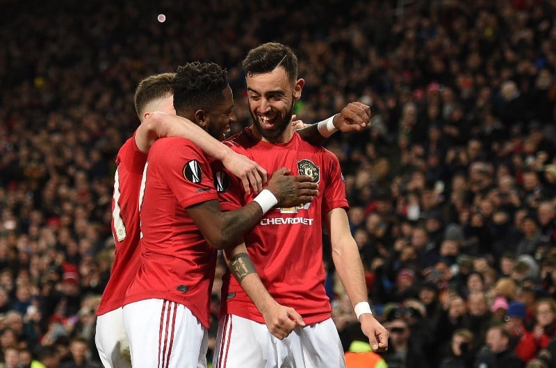 Bruno Fernandes uefa celebrate