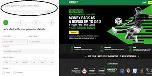 Unibet bonus visuel demonstration
