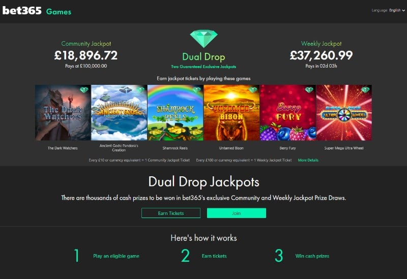 Bet365 Soccer Jackpots - Win up to $625,000 Over the Week