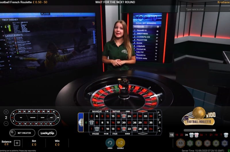 Live Football Roulette