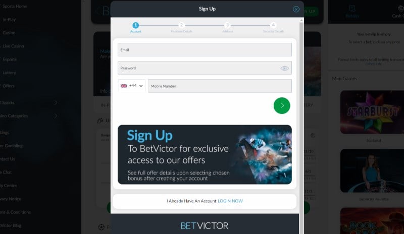 Betvictor live chat Bet Victor