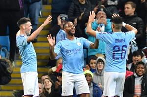 man city celebrate uefa etihad