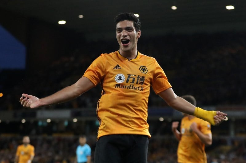 Raul Jimenez celebrate uefa