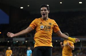 Raul Jimenez celebrate uefa