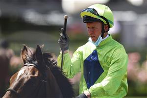 MELBOURNE, AUSTRALIA - NOVEMBER 05: Kerrin McEvoy riding #7 Tralee Rose returns to scale after winning race one the Tcl Tv Stakes during 2020 Kennedy Oaks Day at Flemington Racecourse on November 05, 2020 in Melbourne, Australia. (Photo by Daniel Pockett/Getty Images for the VRC)