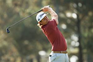 AUGUSTA, GEORGIA - NOVEMBER 15: Cameron Smith of Australia plays his shot from the third tee during the final round of the Masters at Augusta National Golf Club on November 15, 2020 in Augusta, Georgia. (Photo by Patrick Smith/Getty Images)