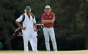 AUGUSTA, GEORGIA - NOVEMBER 15: Cameron Smith of Australia stands on the 18th green during the final round of the Masters at Augusta National Golf Club on November 15, 2020 in Augusta, Georgia. (Photo by Patrick Smith/Getty Images)