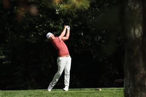AUGUSTA, GEORGIA - NOVEMBER 15: Cameron Smith of Australia plays his shot from the 11th tee during the final round of the Masters at Augusta National Golf Club on November 15, 2020 in Augusta, Georgia. (Photo by Jamie Squire/Getty Images)