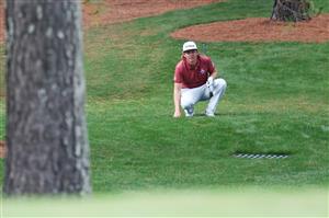 AUGUSTA, GEORGIA - NOVEMBER 15: Cameron Smith of Australia reacts to a shot on the seventh hole during the final round of the Masters at Augusta National Golf Club on November 15, 2020 in Augusta, Georgia. (Photo by Rob Carr/Getty Images)