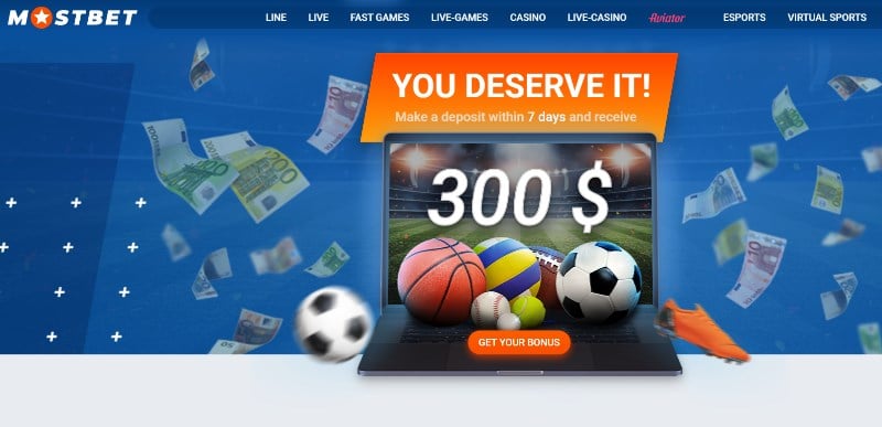 MostBet free bet offer - How to get a $300 deposit bonus | MostBet promo  code NEWBONUS