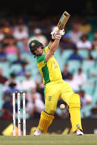 SYDNEY, AUSTRALIA - NOVEMBER 29: Steve Smith of Australia bats during game two of the One Day International series between Australia and India at Sydney Cricket Ground on November 29, 2020 in Sydney, Australia. (Photo by Ryan Pierse/Getty Images)