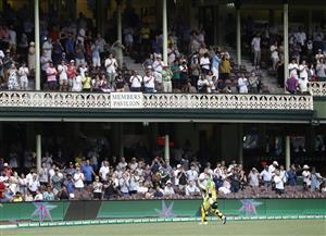 SYDNEY, AUSTRALIA - NOVEMBER 29: Steve Smith of Australia  leaves the ground after being dismissed for 104 runs during game two of the One Day International series between Australia and India at Sydney Cricket Ground on November 29, 2020 in Sydney, Australia. (Photo by Ryan Pierse/Getty Images)