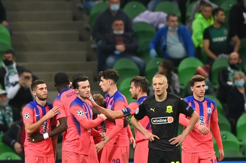 chelsea krasnodar champions league