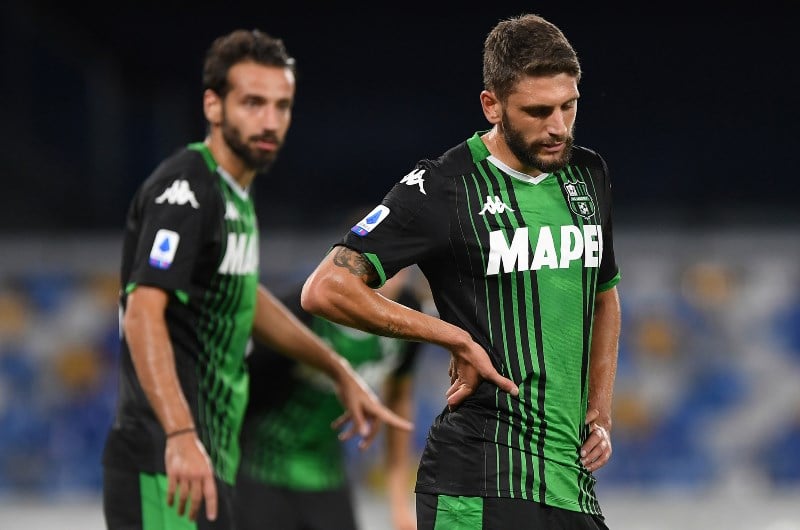 Sassuolo dejected