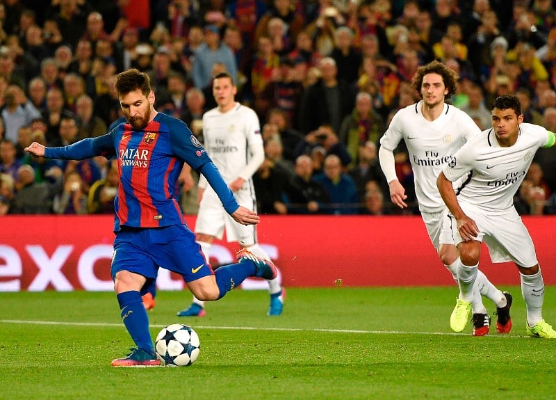 Barcelona PSG uefa messi