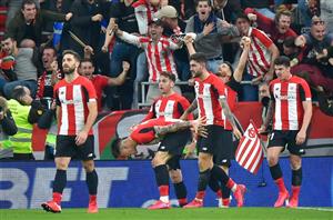 Athletic Bilbao celebrate san mames