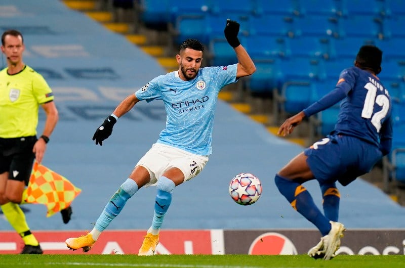 manchester city champions league mahrez