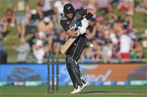 NAPIER, NEW ZEALAND - DECEMBER 22: Martin Guptill of New Zealand plays a shot during the third game of the International T20 series between New Zealand and Pakistan at McLean Park on December 22, 2020 in Napier, New Zealand. (Photo by Kerry Marshall/Getty Images)