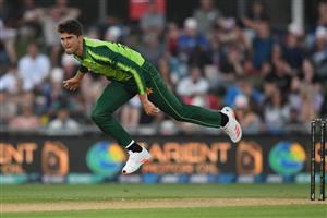 NAPIER, NEW ZEALAND - DECEMBER 22: Shaheen Shah Afridi of Pakistan bowls during the third game of the International T20 series between New Zealand and Pakistan at McLean Park on December 22, 2020 in Napier, New Zealand. (Photo by Kerry Marshall/Getty Images)