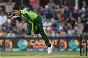NAPIER, NEW ZEALAND - DECEMBER 22: Shaheen Shah Afridi of Pakistan bowls during the third game of the International T20 series between New Zealand and Pakistan at McLean Park on December 22, 2020 in Napier, New Zealand. (Photo by Kerry Marshall/Getty Images)