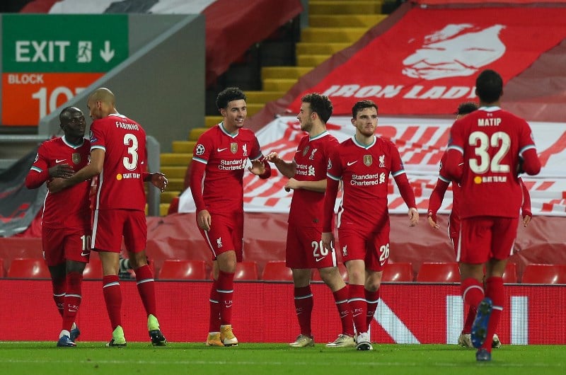 Liverpool celebrate uefa