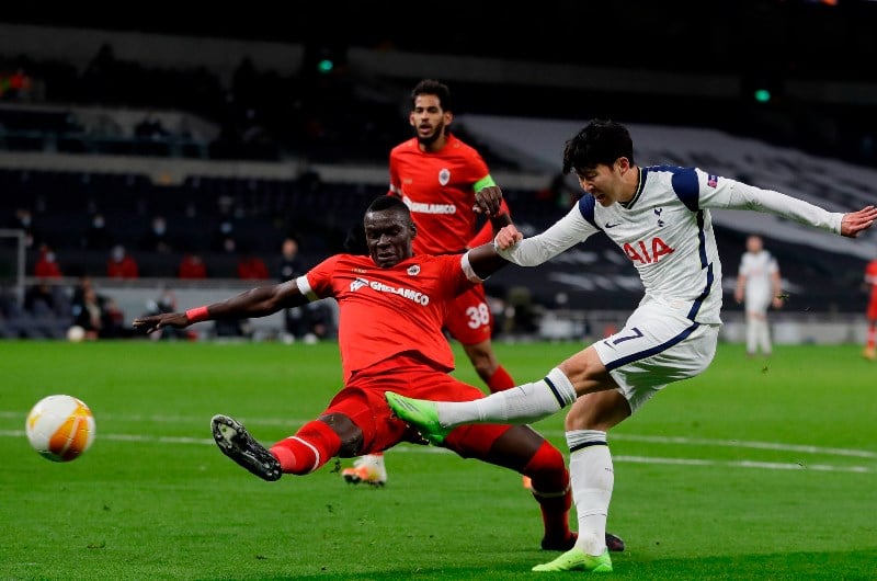 tottenham europa league son