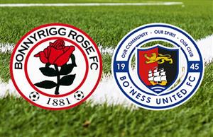 Bonnyrigg Rose vs Boness United