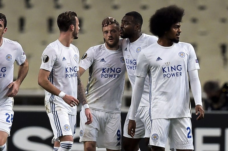 leicester europa league vardy