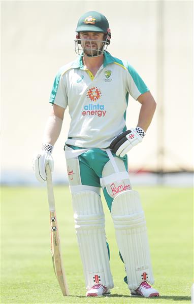 SYDNEY, AUSTRALIA - JANUARY 05: Travis Head of Australia bats during an Australian nets session at the Sydney Cricket Ground on January 05, 2021 in Sydney, Australia. (Photo by Mark Metcalfe/Getty Images)