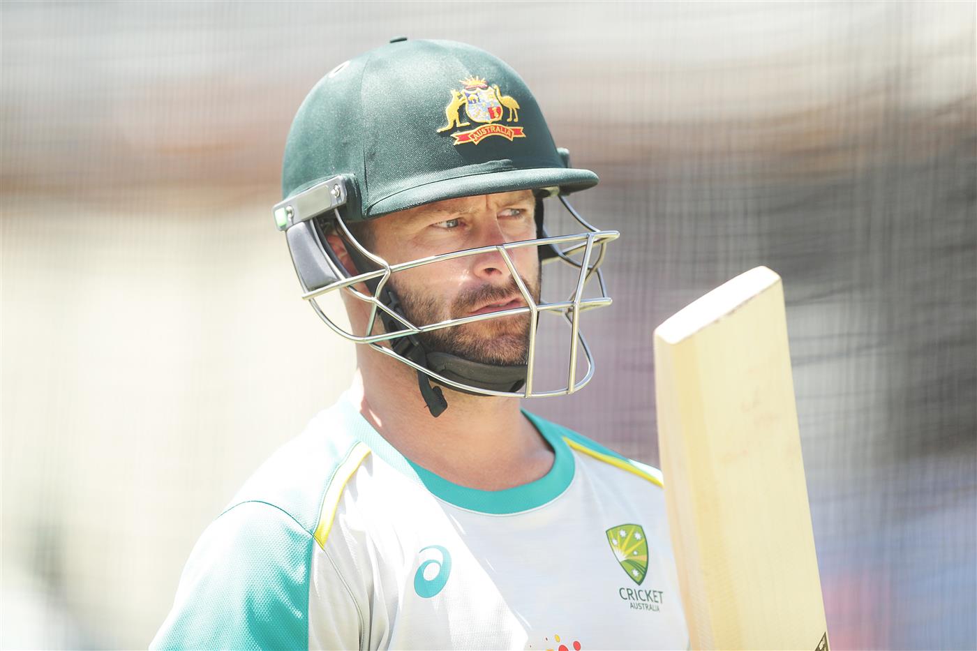 SYDNEY, AUSTRALIA - JANUARY 05: Matthew Wade of Australia bats during an Australian nets session at the Sydney Cricket Ground on January 05, 2021 in Sydney, Australia. (Photo by Mark Metcalfe/Getty Images)