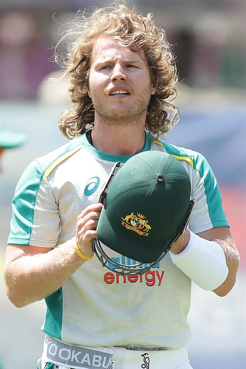 SYDNEY, AUSTRALIA - JANUARY 05: Will Pucovski of Australia prepares to bat during an Australian nets session at the Sydney Cricket Ground on January 05, 2021 in Sydney, Australia. (Photo by Mark Metcalfe/Getty Images)