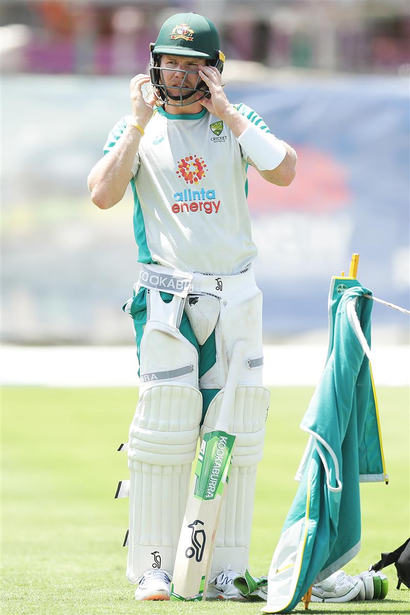 SYDNEY, AUSTRALIA - JANUARY 05: Will Pucovski of Australia prepares to bat during an Australian nets session at the Sydney Cricket Ground on January 05, 2021 in Sydney, Australia. (Photo by Mark Metcalfe/Getty Images)