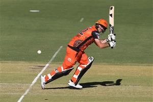 PERTH, AUSTRALIA - JANUARY 06: Colin Munro of the Scorchers bats during the Big Bash League match between the Perth Scorchers and the Sydney Sixers at Optus Stadium, on January 06, 2021, in Perth, Australia. (Photo by Paul Kane/Getty Images)
